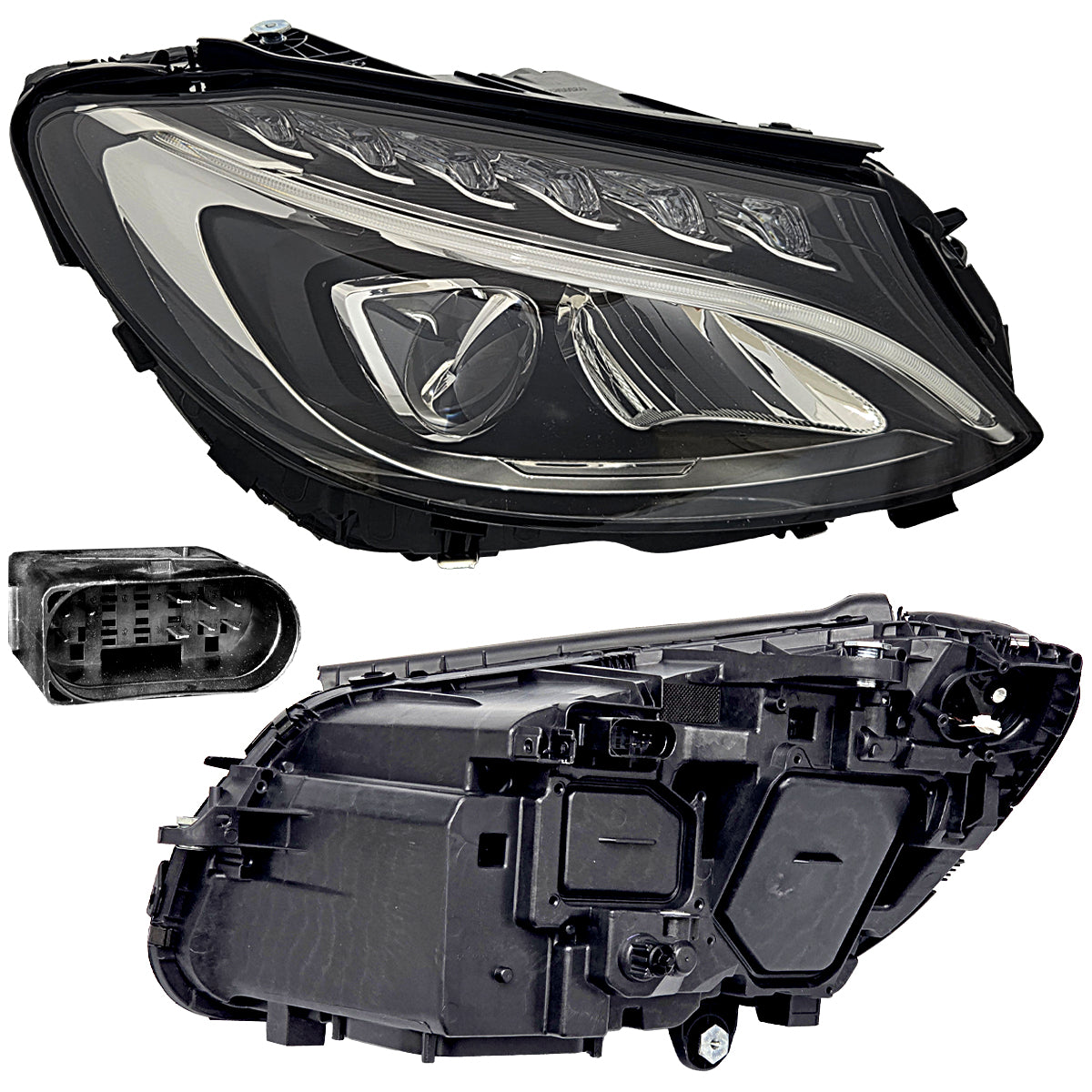 FARO MBENZ CLASE C 15-18 ELECT C/MOTOR LEDS R