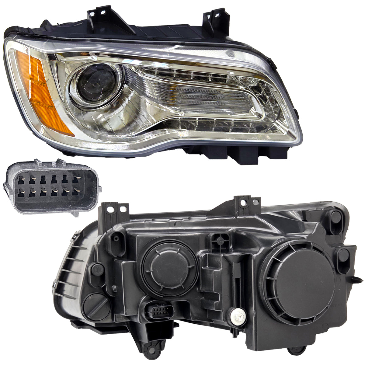 FARO CHRYSLER 300 11-17 CROMO R CN