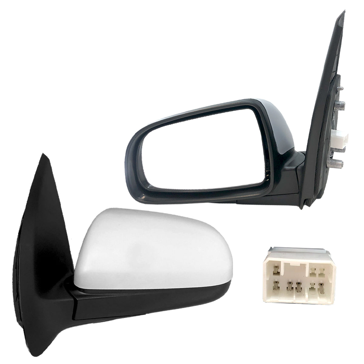 ESPEJO AVEO 07-18 / PONTIAC G3 05-08 ELEC C/DES P/P 5PIN L CN