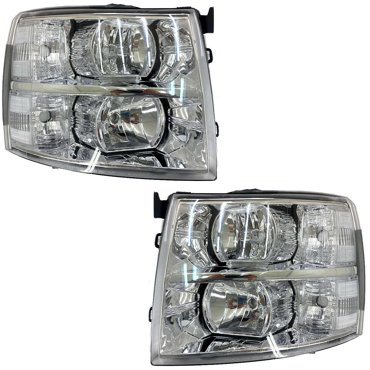 FARO CHEV PU/ SILVERADO 07-13 SPORT CROMO JUEGO 2 PIEZAS CN