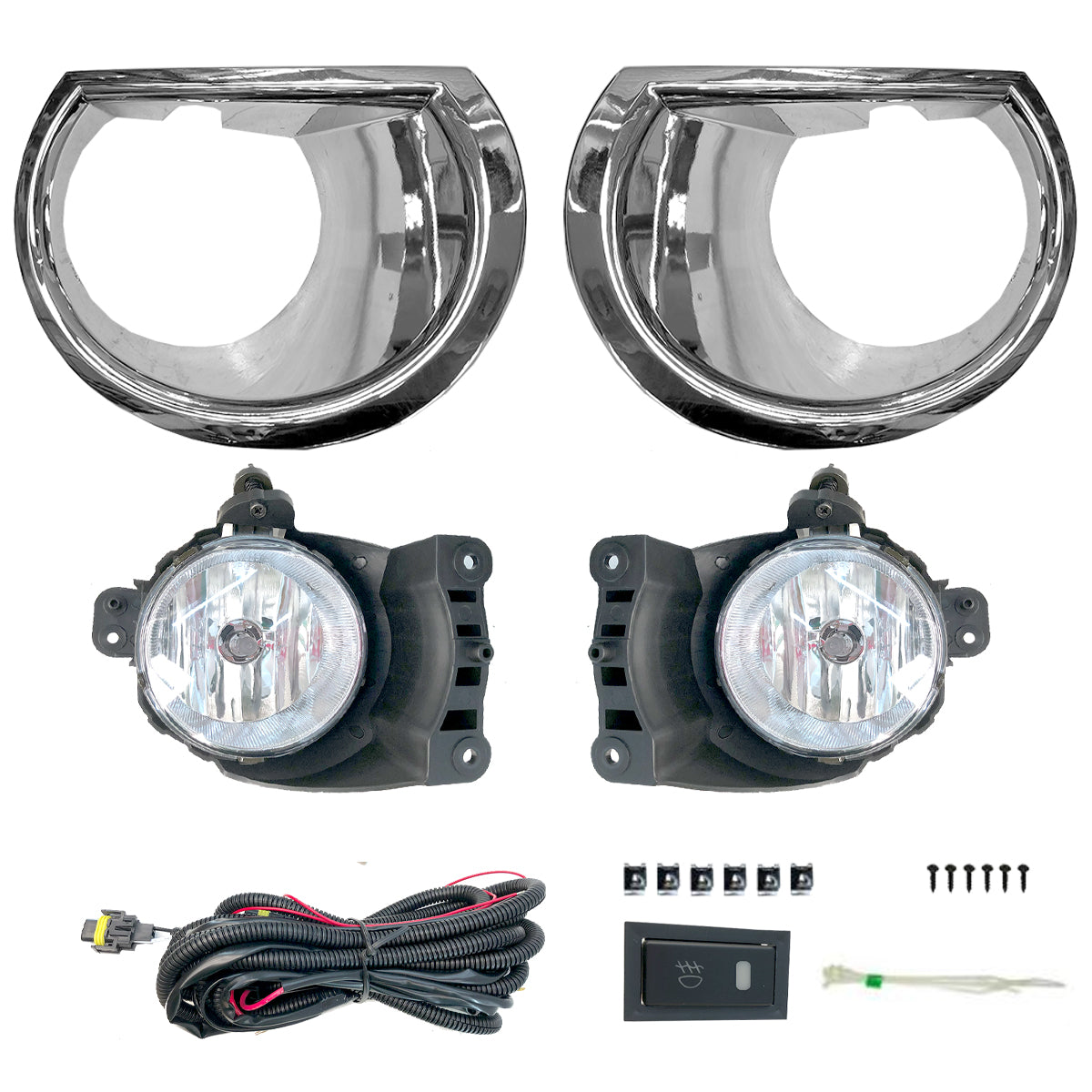 FARO NIEBLA S10 17 C/PARR CROMADA JGO CN