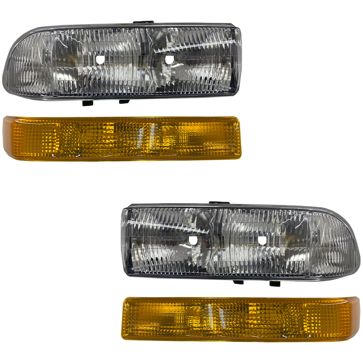 CHEV S10/ BLAZER 98-04 KIT FAROS / CUARTOS 4 PZS CN