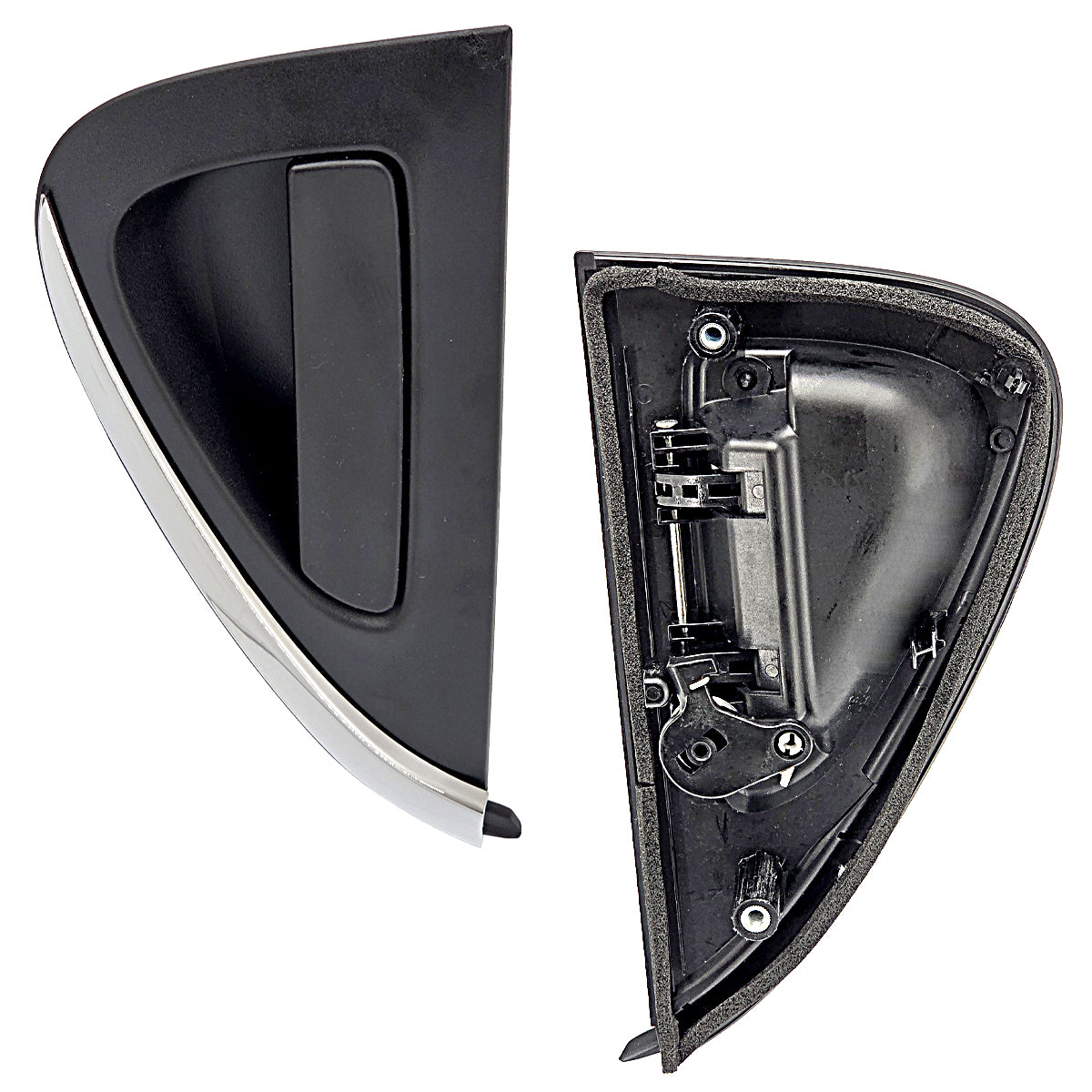 MANIJA EXT SPARK 16-20 CORRUGADA NEGRA/CROMO TRASERA R