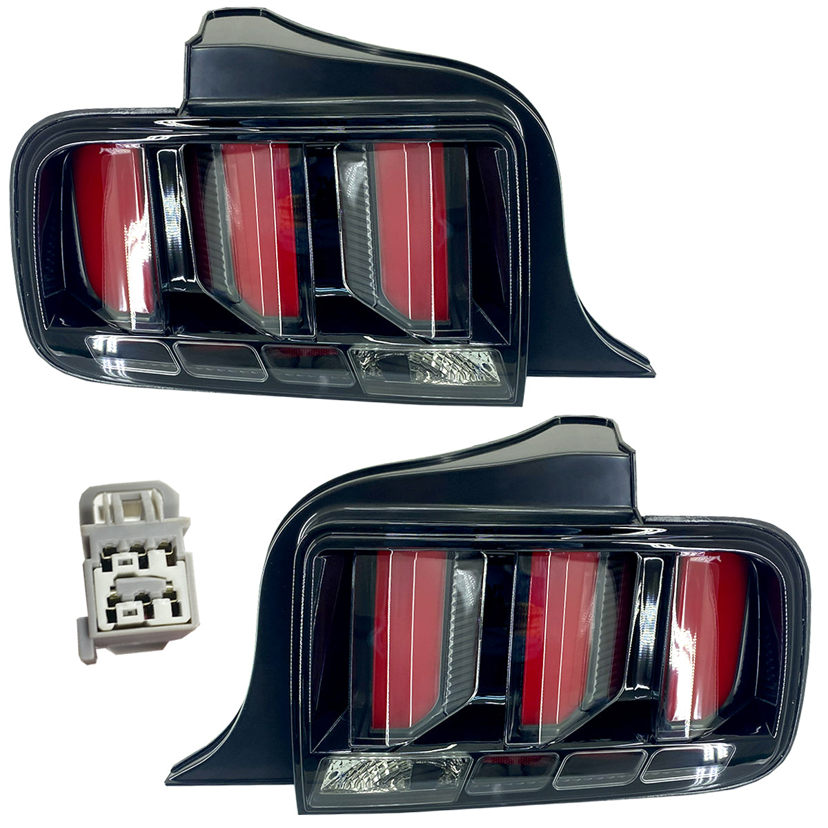 CALAVERA MUSTANG 05-09 ROJO JGO 2PZS CN