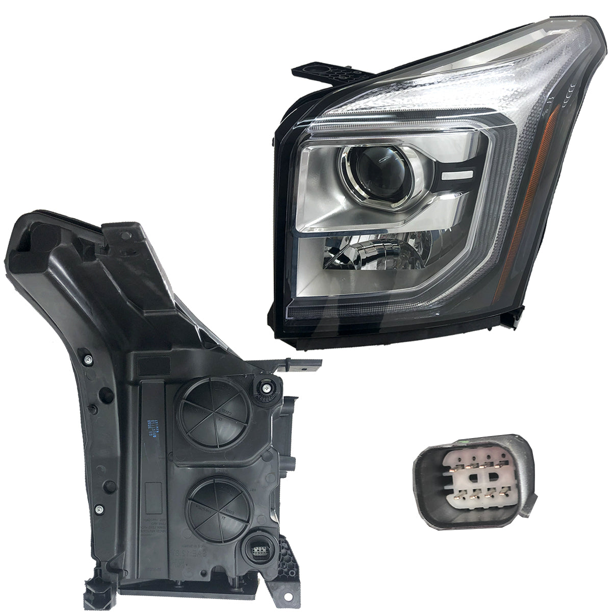 FARO YUKON DENALI 15-20 LUPA NEGRA P/FOCO HALOGENO C/LUZ DE DIA L