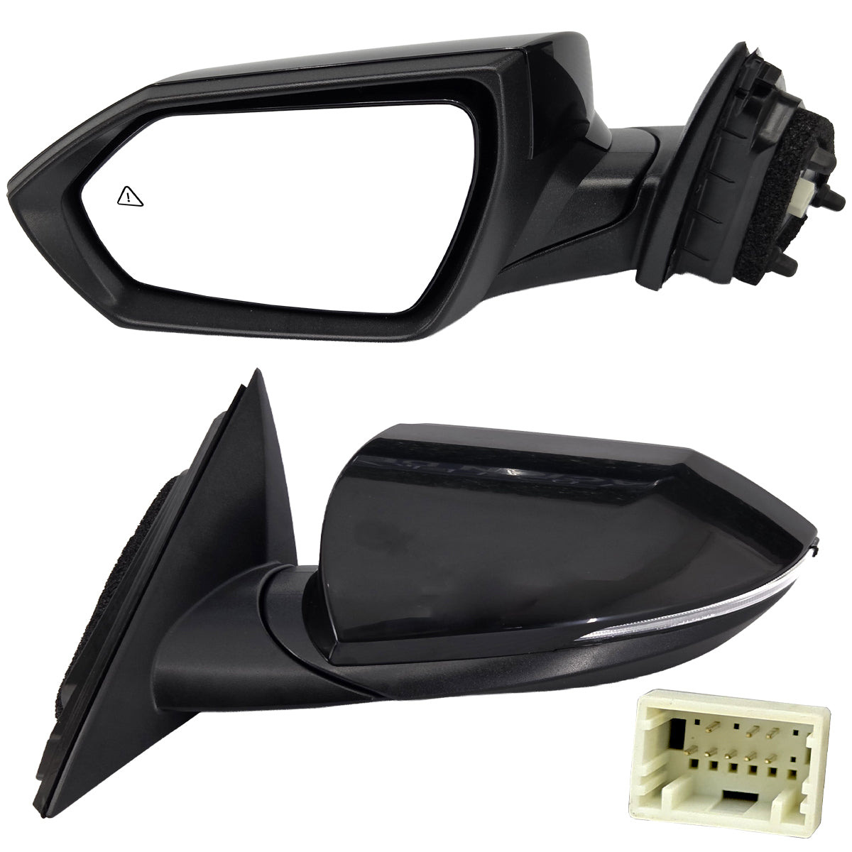 ESPEJO ELANTRA 21-24 ELECT P/PINT C/DIRECC C/DESEMP C/SENSOR PUNTO CIEGO 8PIN L