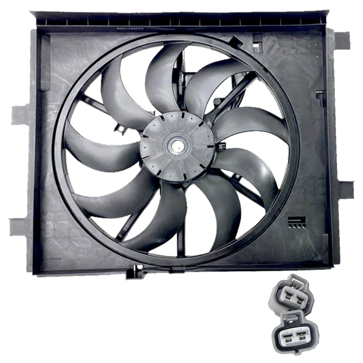 MOTOVENTILADOR JUKE 11-17 L4 1.6L P/RAD SENC COMPL 2 Y 2 PIN CN