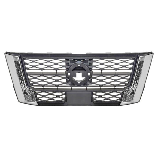 PARRILLA NISSAN NP300 / FRONTIER 21-24 CROMO CN