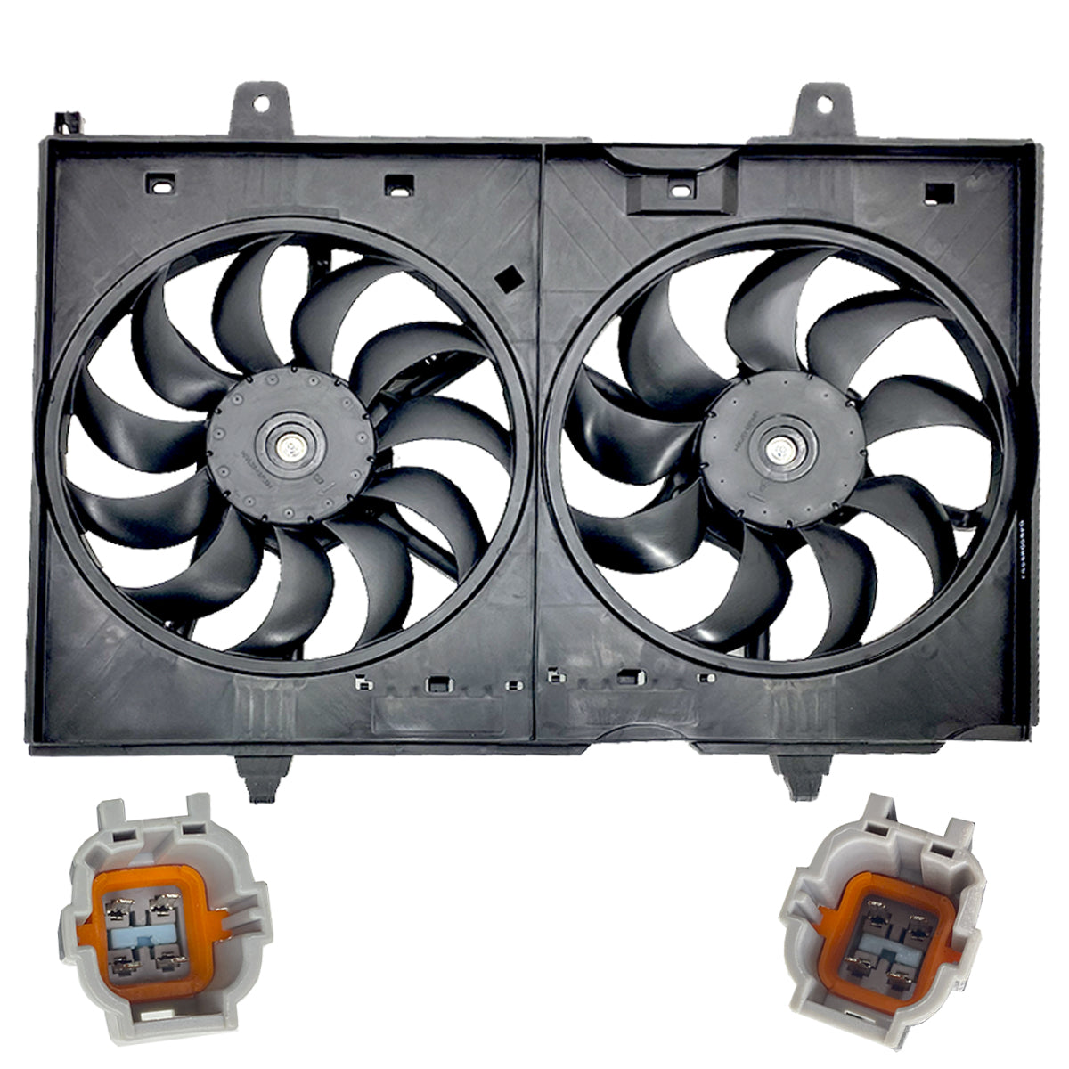 MOTOVENTILADOR X-TRAIL 08-14 L4 2.5L DOB COMPL 4 Y 4 PIN CN