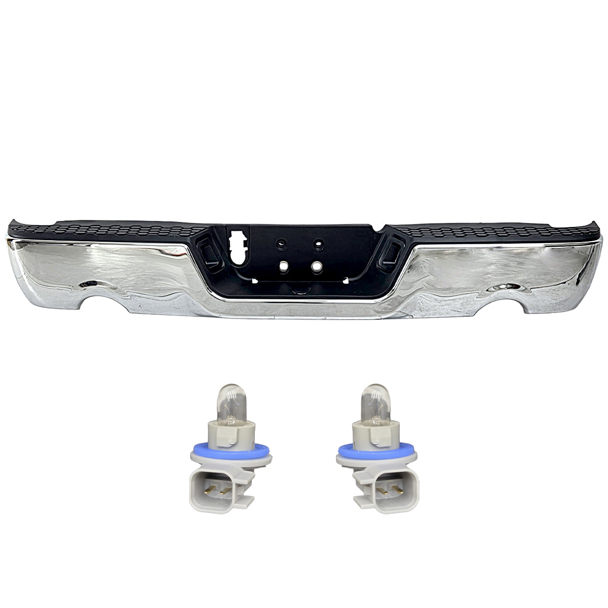 DEFENSA TRAS RAM PU 09-19 CROMO COMPLETA S/H P/SENS P/2 ESCAPES