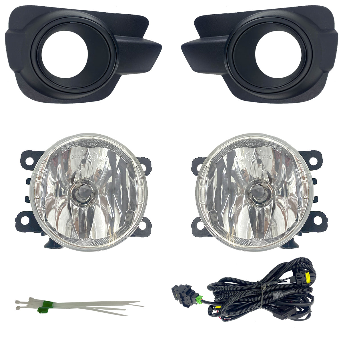 FARO NIEBLA KWID 19-22 C/PARRILLA NEGRA JUEGO CN