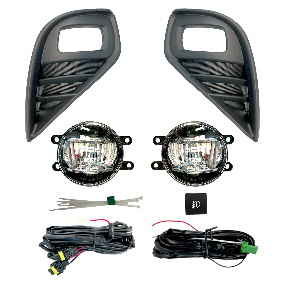 FARO NIEBLA HIGHLANDER 20-23 LED C/PARRILLA JUEGO CN