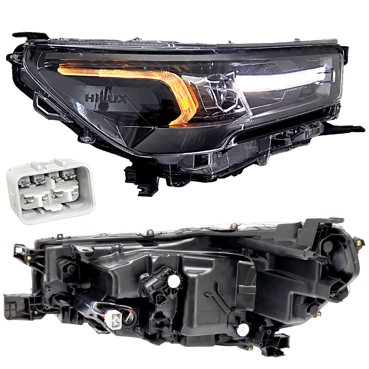FARO HILUX 21-24 LED GRIS R CN