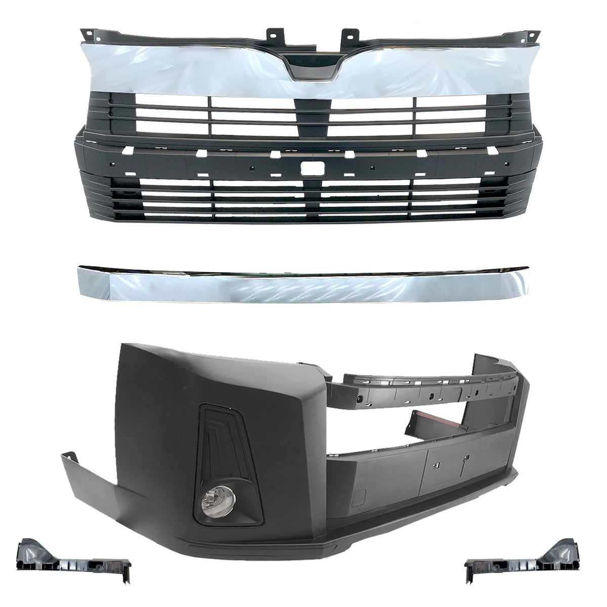 FASCIA DELANTERA HIACE 14-19 TUNNING COMPLETA C/ PARRILLA CN