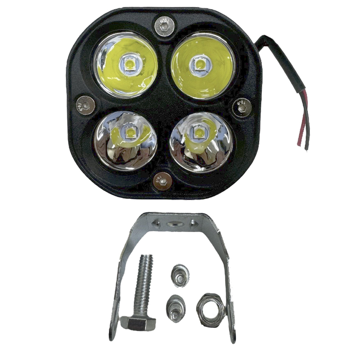 FARO UNIVERSAL 4 LEDS CON LUPA TIPO SPOT