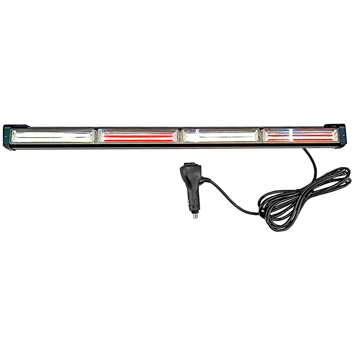 BARRA TORRETA ESTROBO 4 COB 60CM ROJA AZUL 60 W
