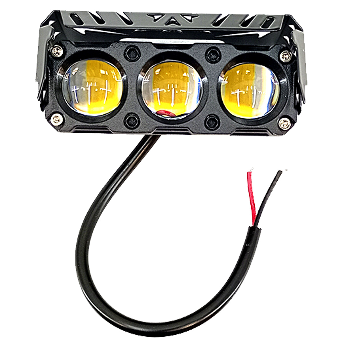 FARO UNIVERSAL 3 LEDS CON LUPA TIPO SPOT DOBLE 30 W