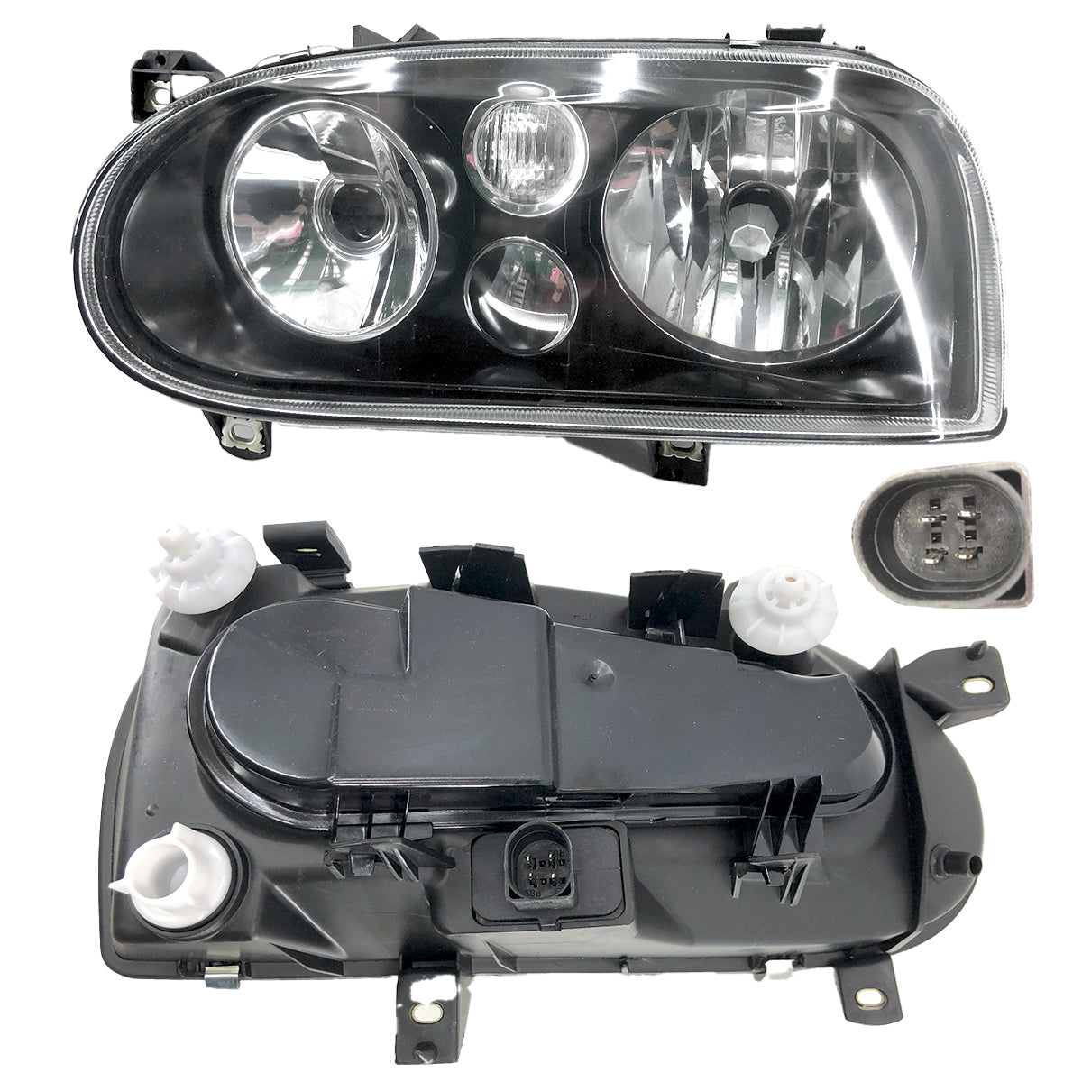 FARO GOLF A3 93-98 2 FOCOS NEGRO L CN *HASTA AGOTAR*