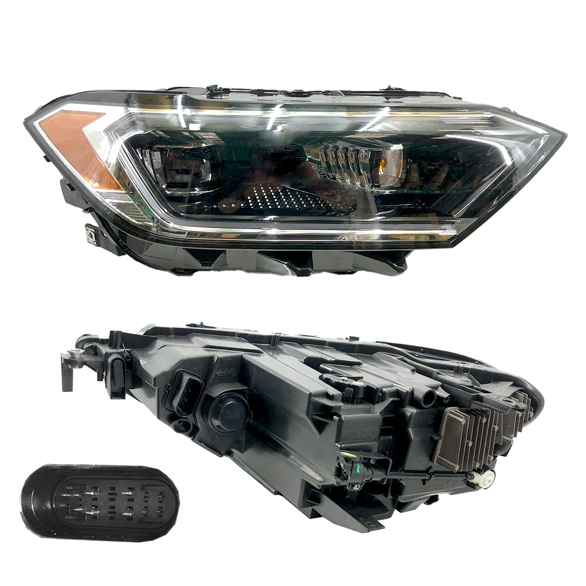 FARO JETTA 19-24 GLI / HIGHLINE C/CUARTO AMBAR LED R CN