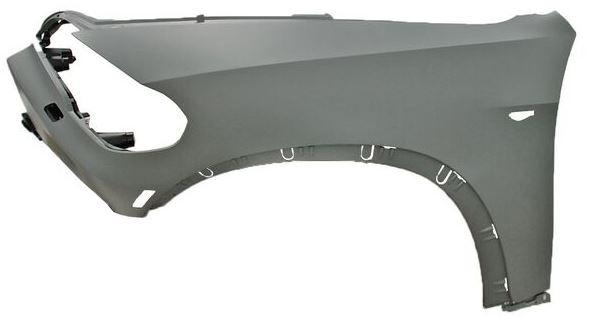 SALPICADERA BMW X5 07-10 C/HOYO P/CUARTO C/HOYO PARA FARO NIEBLA C/HOYO P/LIMPIADORES PLASTICO L