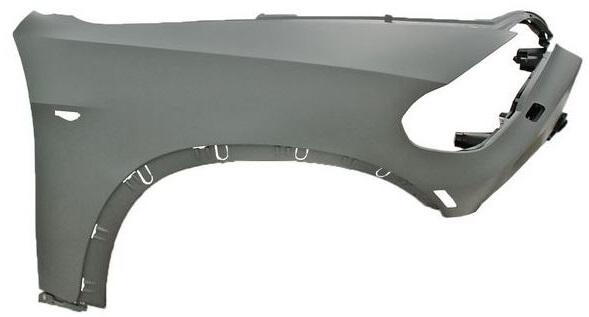 SALPICADERA BMW X5 07-10 C/HOYO P/CUARTO C/HOYO PARA FARO NIEBLA C/HOYO P/LIMPIADORES PLASTICO R