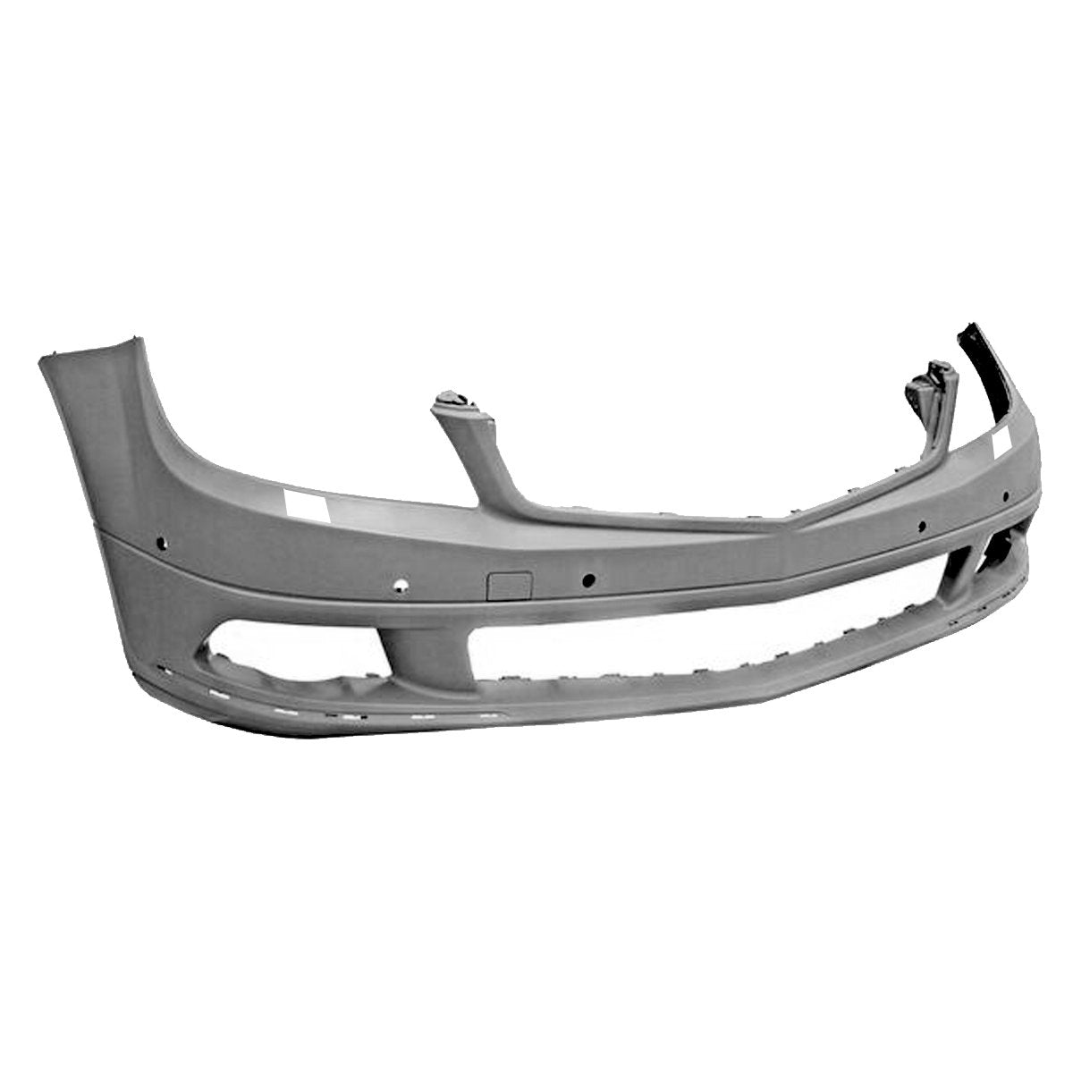 FASCIA DELANTERA MERCEDES BENZ CLASE C 08-11 C/HOYO P/SENSOR C/LAVAFAROS
