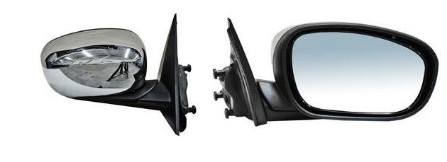 ESPEJO CHRYSLER 300 05-10/ CHARGER 06-10 ELECTRICO C/DESEMPAÑANTE CROMO 5PIN R