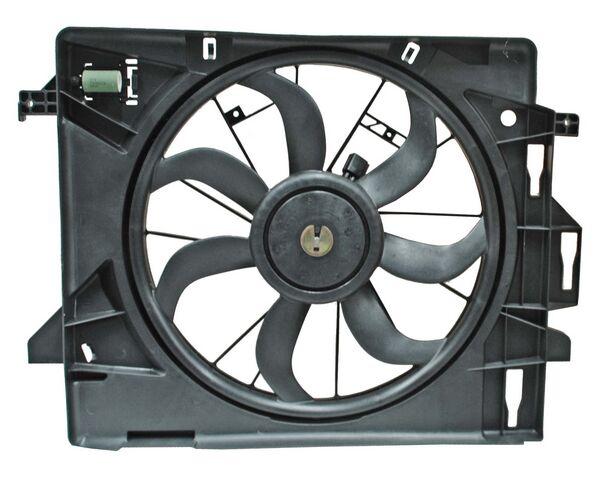 MOTOVENTILADOR VOYAGER/CARAVAN/TOWN & COUNTY 08-20 3.3/3.8/4.0 LITROS V6 P/RADIADOR SENCILLO POMPLETO