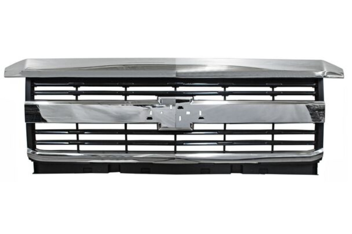 PARRILLA CHEV PU 15-18 2500/3500 CROMO LINEAS NEGRAS