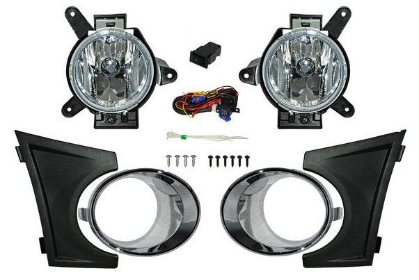 FARO NIEBLA SPARK 11-13 C/PARRILLA FILO CROMO JUEGO CN