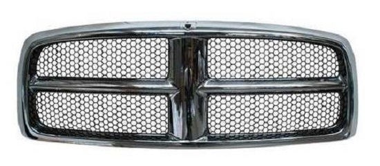 PARRILLA RAM PU 02-05 C/MARCO CROMO PANAL NEGRO