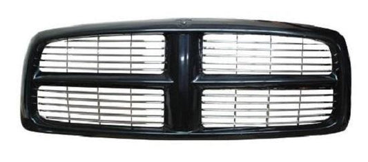 PARRILLA RAM PU 02-05 C/MARCO CROMO LINEAS GRIS