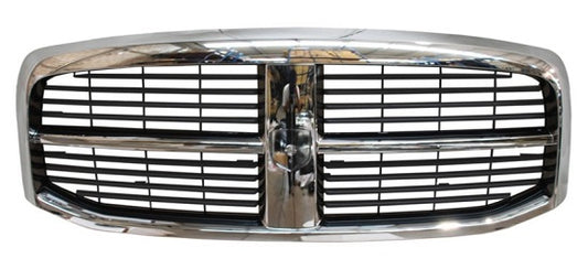 PARRILLA RAM PU 06-08 CROMO LINEAS NEGRAS