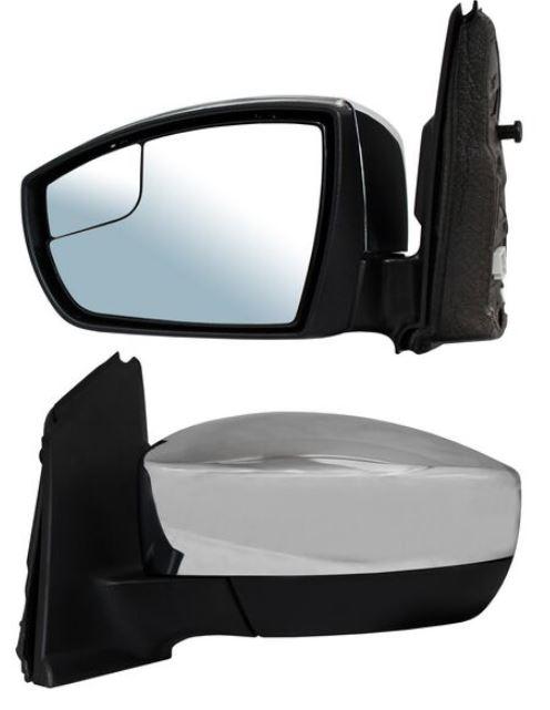 ESPEJO ESCAPE 13-18 ELECTRICO C/DESEMPAÑANTE C/PUNTO CIEGO CROMO 5PIN L