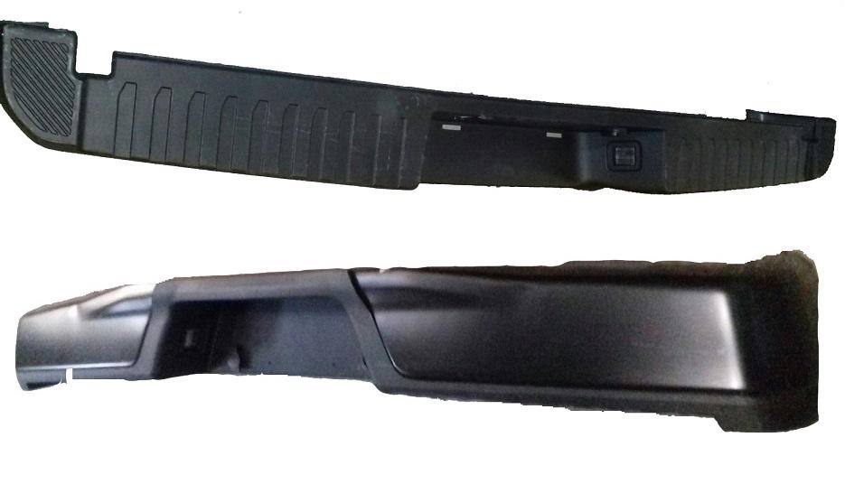 DEFENSA TRASERA LOBO 09-14 NEGRA DESMONTADA ORIGINAL