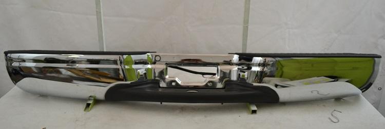 DEFENSA TRASERA LOBO 98-09 CROMO COMPLETA C/HULES Y BRACKS