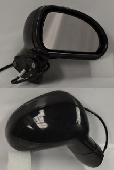 ESPEJO ECLIPSE/ SPYDER 06-08 ELECTRICO NEGRO R 3 PINES