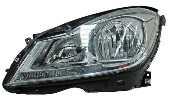 FARO MERCEDES BENZ CLASE C 12-14 S/LUPA CROMO L