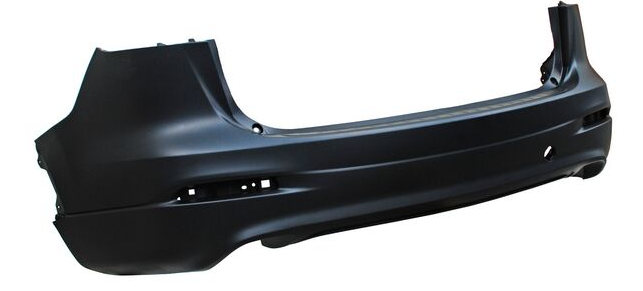 FASCIA TRASERA MAZDA CX9 13-15 MITAD/TEXT MITAD/PINT S/SENSOR
