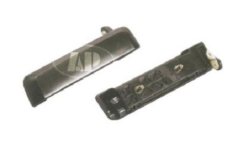 MANIJA EXTERIOR TSURU I/SAMURAI 84-87/PATHFINDER 87-95/NISSAN D21 86-08 NEGRA PLASTICO DELANTERA=TRASERA R