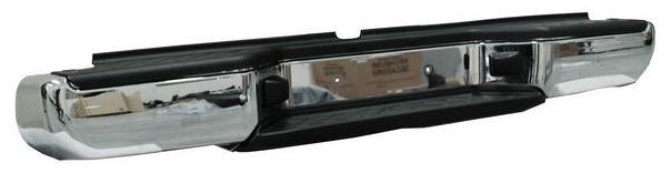 DEFENSA TRASERA FRONTIER 05-14 CROMO