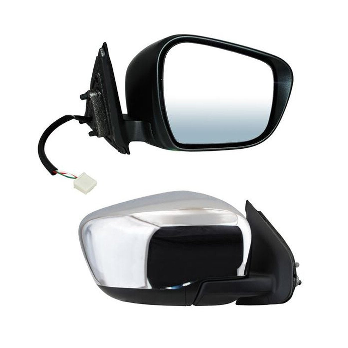 ESPEJO NP300 16-24 ELECTRICO CROMO 3PIN R