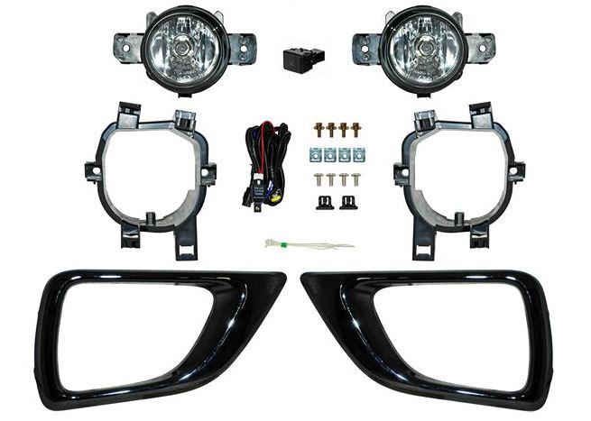 FARO NIEBLA NP300/FRONTIER 16-20 BISEL NEGRO JUEGO CN