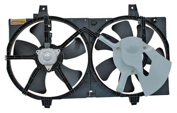 MOTOVENTILADOR SENTRA 02-06 L4/1.8L P/RADIADOR P/AIRE ACONDICIONADO COMPLETO