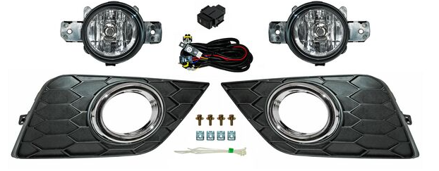 FARO NIEBLA SENTRA 17-20 C/PARRILLA FILO CROMO JUEGO CN