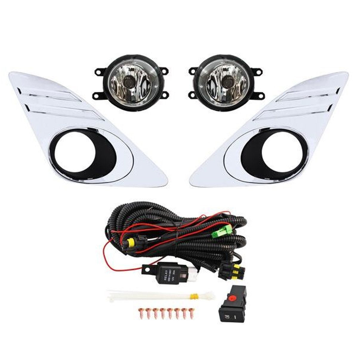 FARO NIEBLA CAMRY 12-14 C/PARRILLA CROMO JUEGO CN