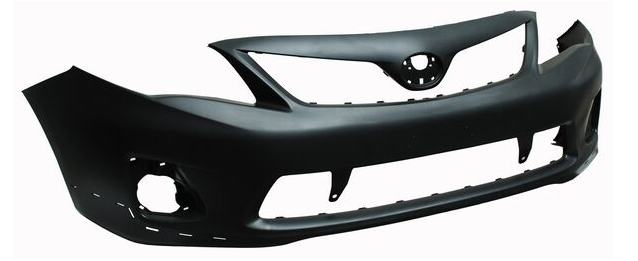 FASCIA DELANTERA COROLLA 11-13 S/XRS C/HOYO P/SPOILER