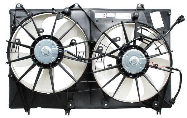 MOTOVENTILADOR HIGHLANDER 08-13 3.5L P/REMOLQUE P/RADIADOR P/AIRE ACONDICIONADO DOBLE COMPLETO