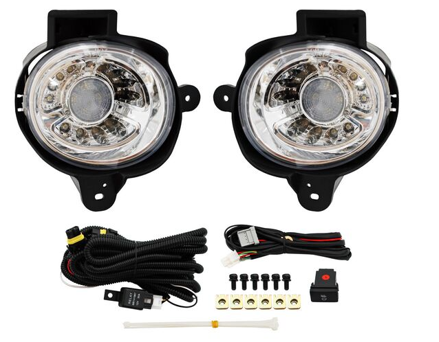 FARO NIEBLA HILUX 12-15 LEDS C/BASE JUEGO CN