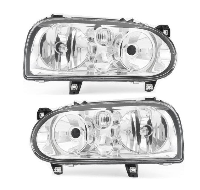 FARO GOLF A3 93-98 2 FOCOS CROMO JUEGO 2PZ CN